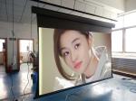 92" projection screen , tab tensioned motorized projection screen aluminum