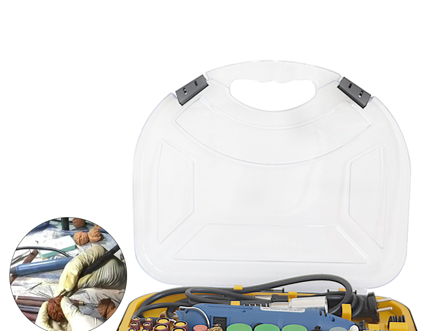 211pcs Mini Electric Grinding Machine Polishing 8000-33000r / Min