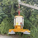 400kg Electric Vacuum Glass Lifter With 360° Rotation & 90° Flip For Lifting