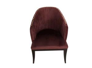 Wholesale Modern wholesale beech wood red fabric upholstery dining chairs with neilheads, desk chair,side chair for dining rooms from china suppliers