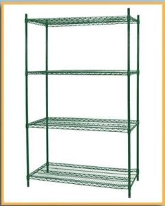 Wholesale 4 Tiers NSF Stainless Steel Wire Shelving , NSF Certified Shelving Light Duty from china suppliers