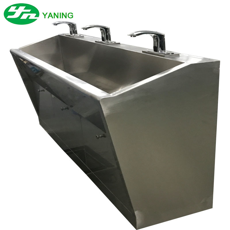 Customized Stainless Steel Hand Wash Sink Surgical Scrub Sink For Hospital Use