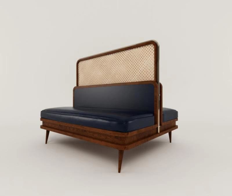 High Quality Couch Sofa, Club Booth Sofa, Restaurant Couch, Lobby Couch, PU Leather Upholstery, High Density Foam