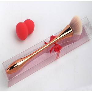 Wholesale Pink Handle Beauty Care Face Makeup Brush Anti Bacteria Plush Synthetic Bristles from china suppliers