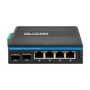 Wholesale Mini Size 6 Port Ethernet Switch Din Rail Mount Industrial Grade For Outdoor from china suppliers
