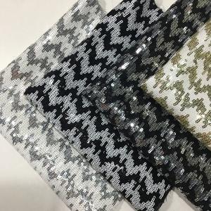 Wholesale Embroidery Pink Sequin Tablecloth Professional Elegant Hometextile Stripe from china suppliers