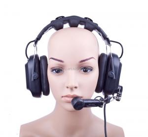 Wholesale Headband Ear Headband XLR-4 Double Noise Cancel Intercom Earpiece from china suppliers