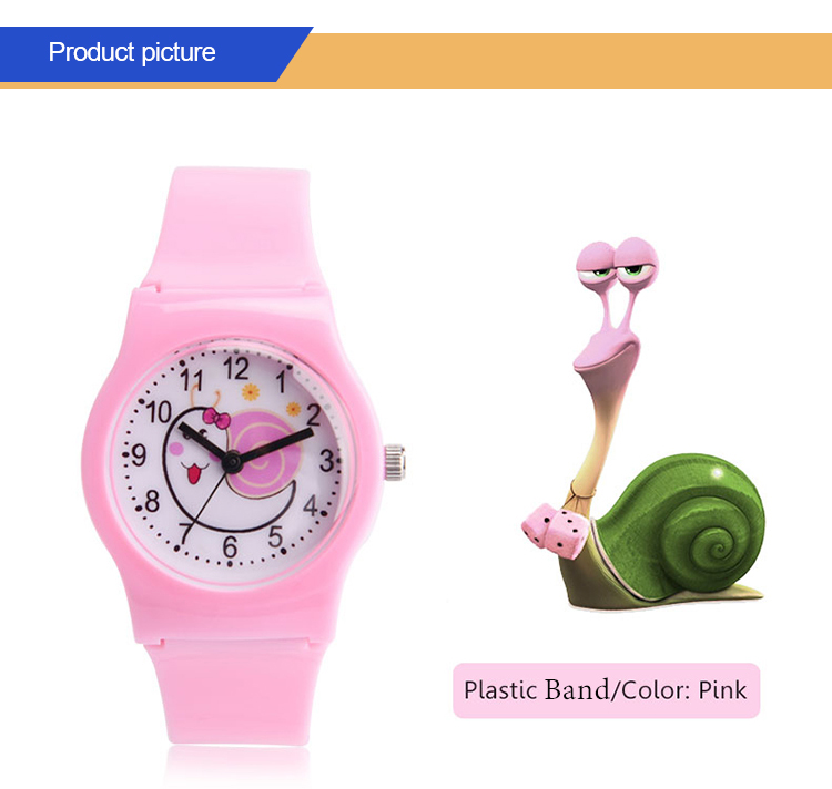 Oem Band Slim Sport Kids Waterproof Watch With Plastic Case And Quartz Movement