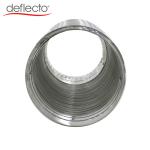 Semi Rigid Flexible Aluminum Duct / Aluminum AC Duct With Galvanized Steel