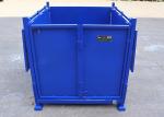 Forklift Metal Pallet Cage Box 2T For Construction Sites