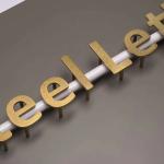 Outdoor Custom Building Stainless Steel LED Signs For Office Advertising