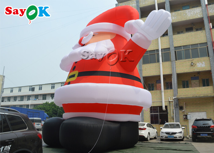 10m Christmas Inflatable Santa Model For Advertising