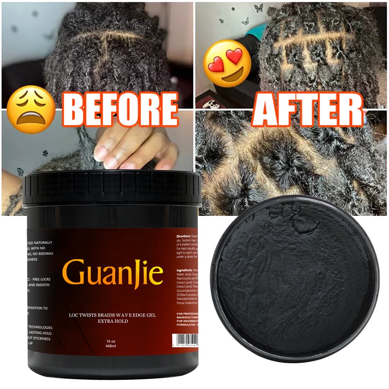 Styling Edge Control Gel Salon Size 16 oz Organic Conditioning Hair Braiding and Locs