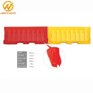 Wholesale Highway / Driveway / Roadside Plastic Traffic Barriers , Water Flood Barriers Crowd Control from china suppliers