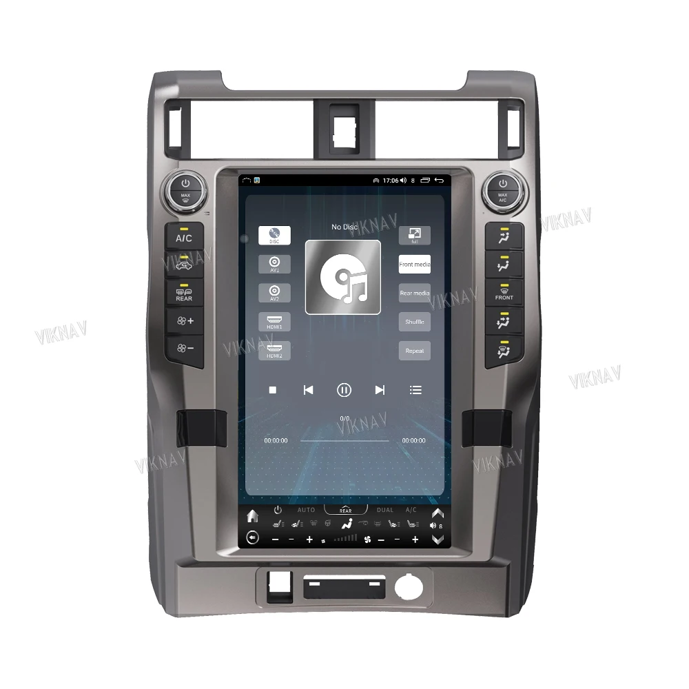 Android Toyota 4Runner Head Unit Auto Stereo 2010-2023 Multimedia Player Replacement