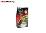 Gusset Side Coffee Bean Packaging Bags Fin Sealed Pouches High Barrier Moisture