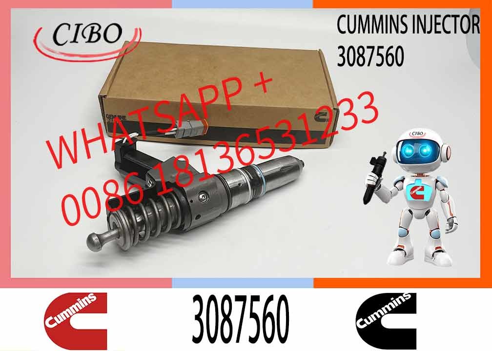 Factory OEM quality Brand New Diesel Common Rail Fuel Injector Assembly 4307516 3087560 4384360 for C ummins N14 engine