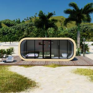 Wholesale Steel Prefab Container House for Outdoor Office Pod and Garden Flat Pack Modular Design from china suppliers