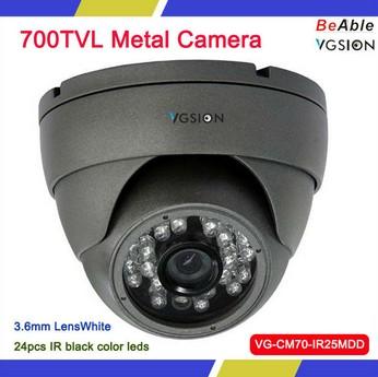 Quality 700TVL Metal IR Dome Security CCTV CMOS Camera for sale