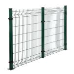 Galvanized Pvc Coated Steel Metal 3d Curved Fence V Bending For Farm For Garden