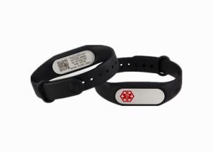 Wholesale Custom logo qr code medical alert bracelet qr code hospital bracelet from china suppliers