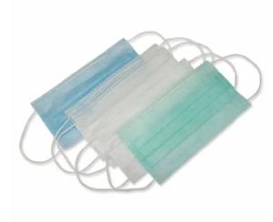 Wholesale Fluid Resistant Disposable 3 Ply Face Mask Non Woven Melt Blown Fliter Cloth from china suppliers