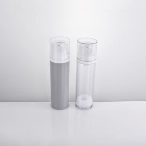Wholesale Transparent plastic airless pump bottle 120&amp;150ml China manufacturers empty primary cosmetic&amp;skincare packaging from china suppliers