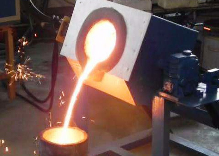 2022 on sale 45kw medium frequency IGBT precious metal and silver melting equipment