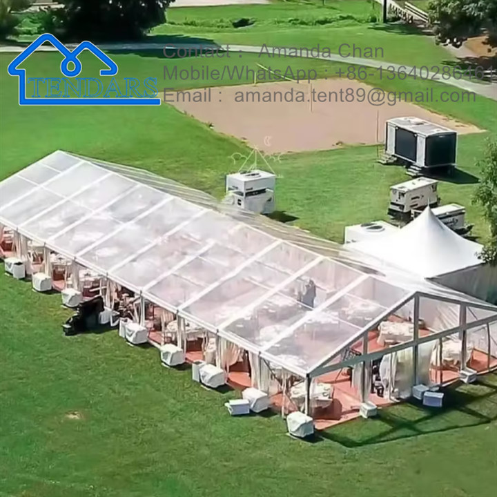 Big Clear Transparent Pvc Custom Outdoor Wedding Hall Marquee Event Party Tent