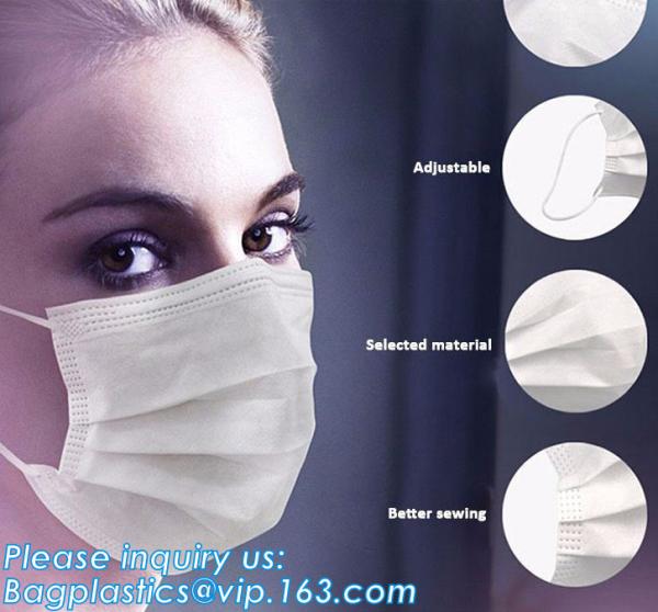 FDA approval medical non woven surgical disposable 3 ply earloop face mask