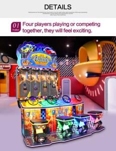 Wholesale 800W Electric Car Racing Arcade Game Machines With 4 Players Seater from china suppliers