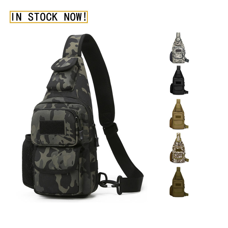 Outdoor Nylon Cross Shoulder Sports Bag Multifunctional Hiking Bag Large Capacity