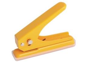 Wholesale 6mm Hole 18 Sheets Paper Available Yellow Color Metal One Hole Paper Punch from china suppliers