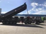 3axles Hydraulic Dump Truck Tipping Semi Trailer 137500 to 26000*2500to2550