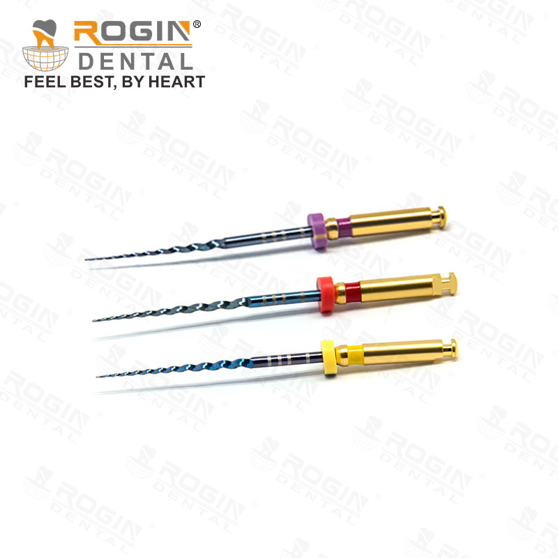 Dental Root Canal Files NITI Rotary System 17mm 04 taper Short Thread Kids Files