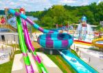High Speed Water Slide Outdoor Water Sport Pool Games Fast Fall Fiberglass Slide