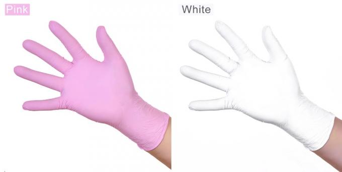 Waterproof Disposable Medical Gloves 100% Latex Material Thickness 3-9 Mil