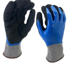 Wholesale HPPE Cut Level 5 Gloves 15 Gauge 80g-95g Cut Resistant Nitrile Gloves from china suppliers