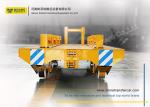 steel industry Material Transfer Cart trackless trailer towed by forklift