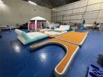 Luxury Water Sport Game Inflatable Bana Inflatable Dock Platform Beach Party