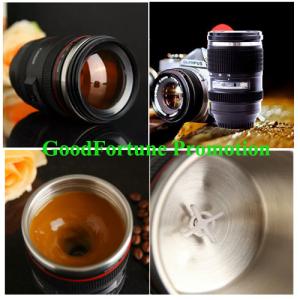 Wholesale New promotion gift creative gift product self-stirring camera lens coffee cup mugs from china suppliers