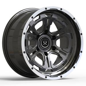 Wholesale 6x139.7 4x4 Rim 18x8.5 Gun Metal Machined Edge For Tank 300 from china suppliers