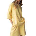 Women's Hoodie Set Casual Loose T Shirt Five Quarter Pants Training Jogging Wear