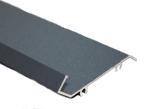 Grey Sand Blasting Color Aluminium Extrusion Profiles For Louver Door / Electric