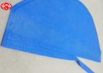 Disposable Blue 30gsm PP Medical Head Cap For Doctor