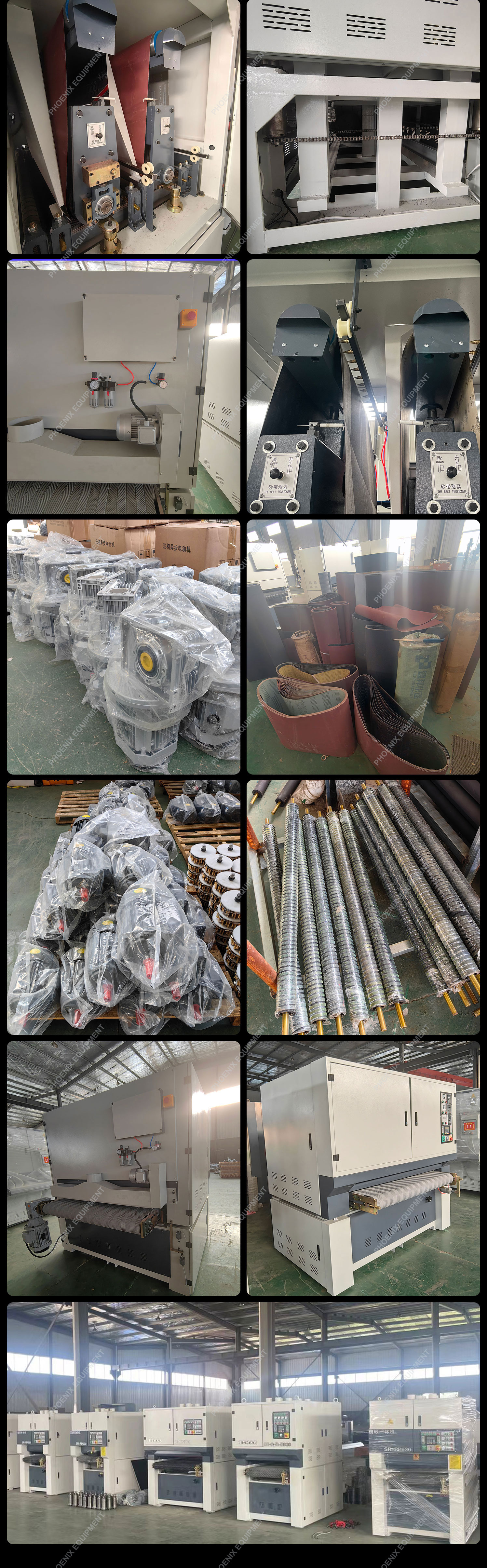 280mm Min. Working Length Full-Automatic Double-Sided Woodworking Sander Automatic Grade