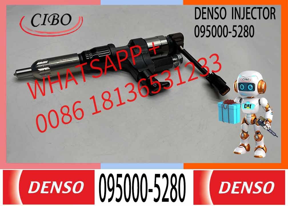 095000-5280 23670-E0291 23910-1360 Diesel Common Rail Fuel Injector Assy For Hino J08E Diesel Engine