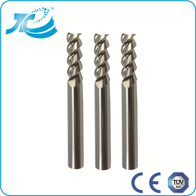 Flat Bottom End Mill Hardness 55 / 60 / 65 For Slotting / Milling