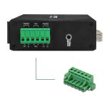 Industrial Network Switch 6 Port 100M/1000M Fiber Unmaaged Din Rail 12V 24V