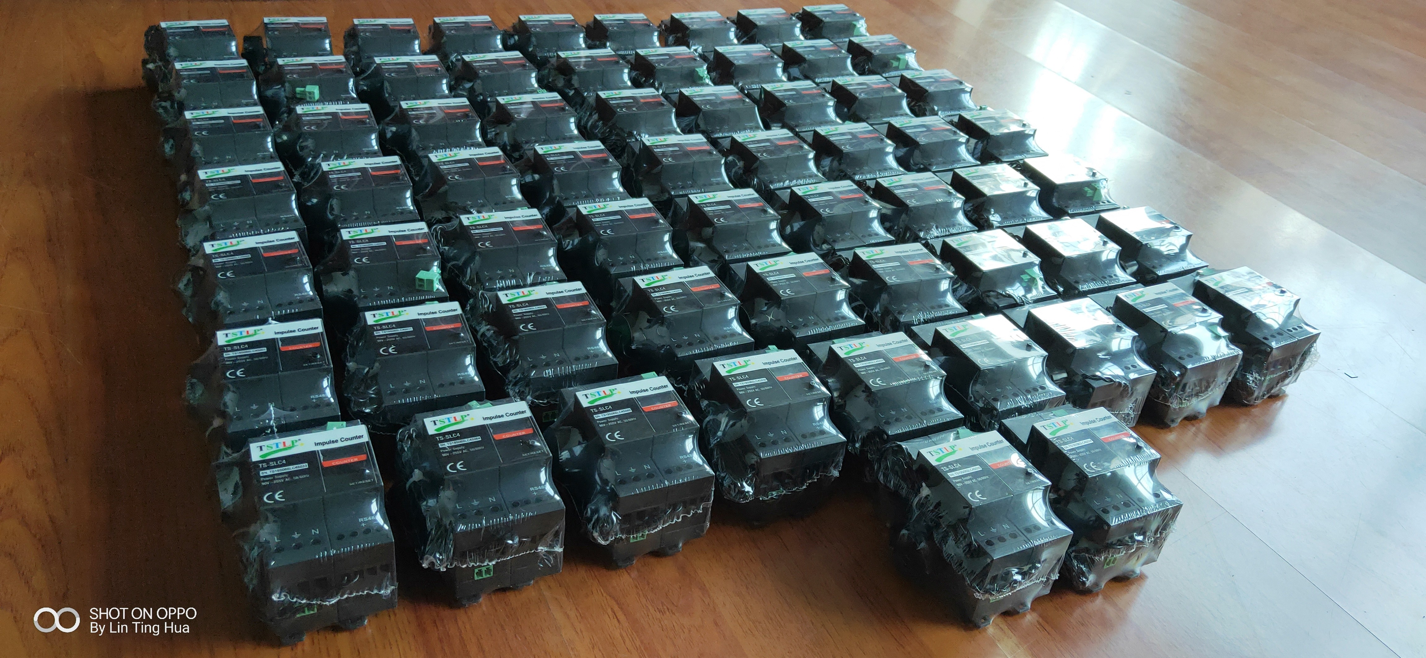 RS485 Remote Communication Lightning Surge Counter Black Thermoplastic Housing